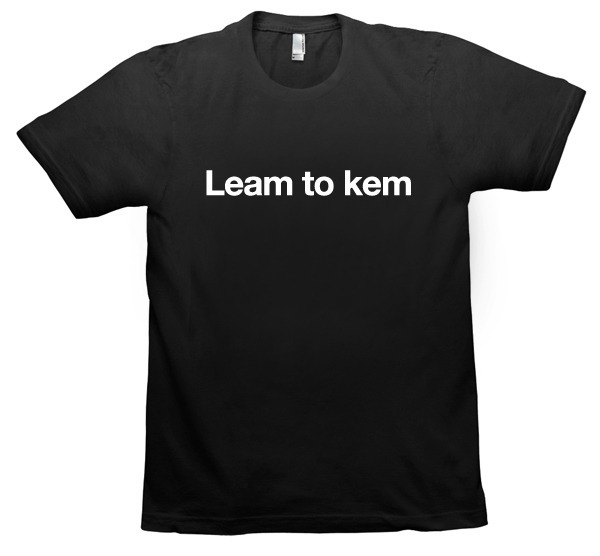 "Learn to Kern" t-shirt